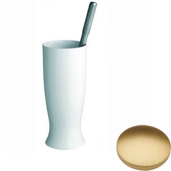 Brushed Gold Matt Samuel Heath Fairfield Toilet Brush Set N9549
