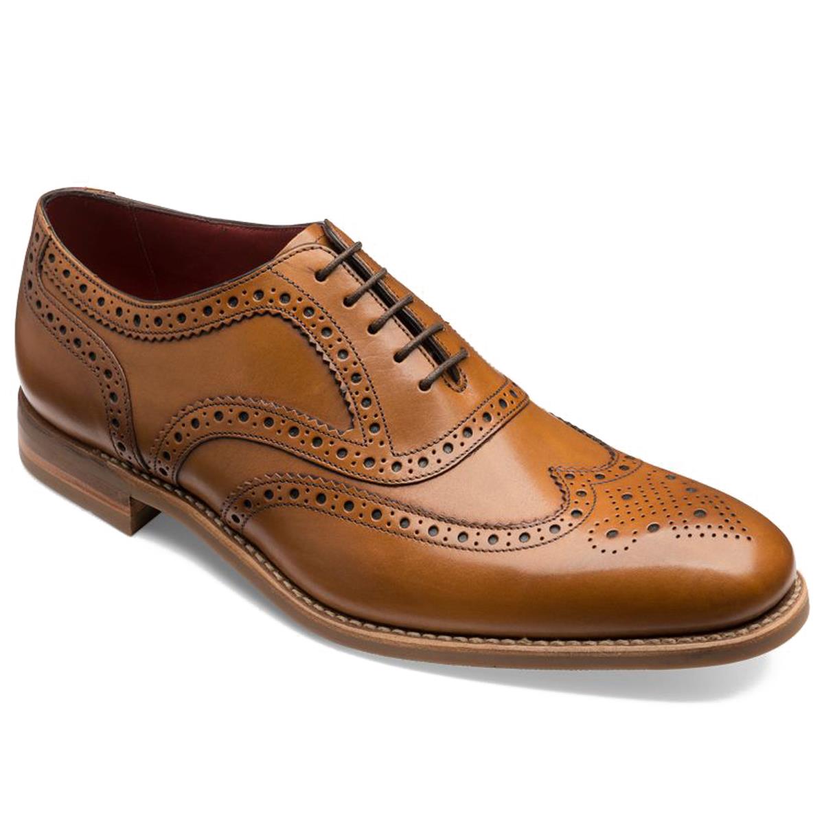 Tan Loake Mens Kerridge Brogue Shoes