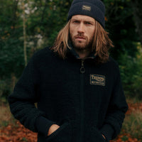 Black/Gold Triumph Mens Roadhouse High Pile Fleece