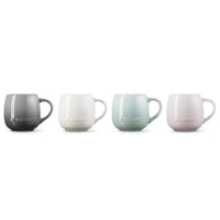 Le Creuset Stoneware Coupe Set of 4 Mugs side