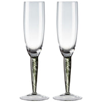 Denby Jet Champagne Flute Pack Of 2