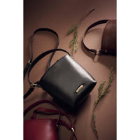 Barbour Womens Cedar Mini Leather Bucket Bag