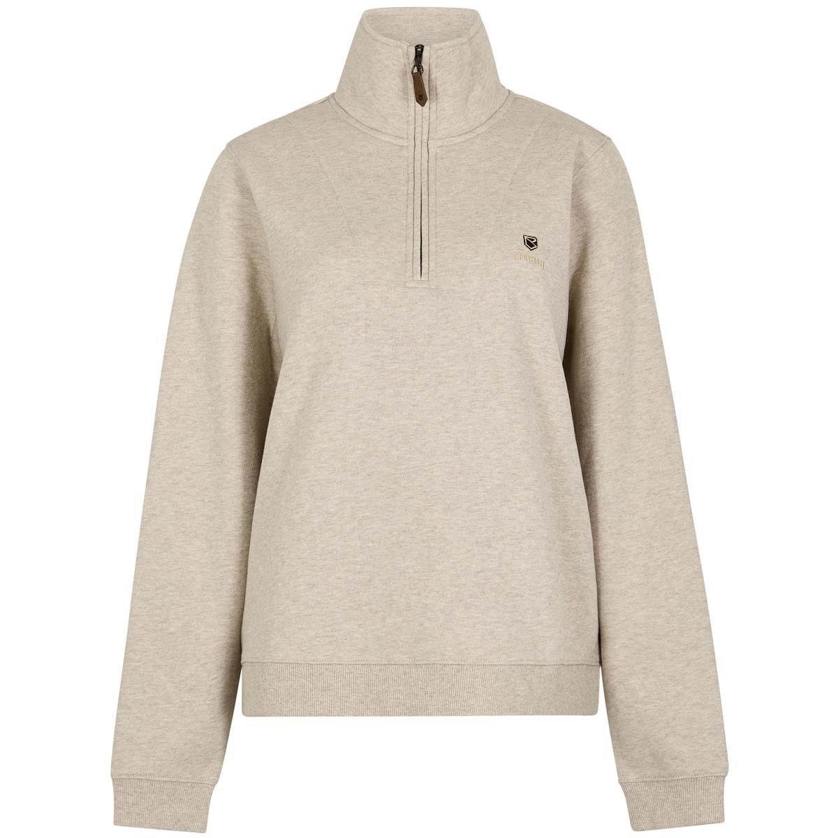 Bone Dubarry Womens Castlemartyr 1/4 Zip Jumper