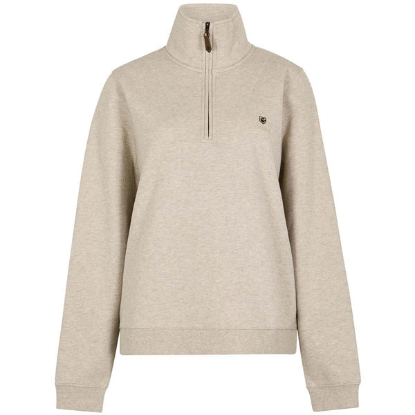 Bone Dubarry Womens Castlemartyr 1/4 Zip Jumper