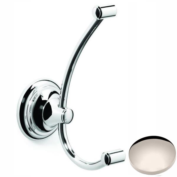 Polished Nickel Samuel Heath Fairfield Double Robe Hook N9532