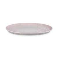 Le Creuset Stoneware Serving Platter La Jardin Collection shell pink
