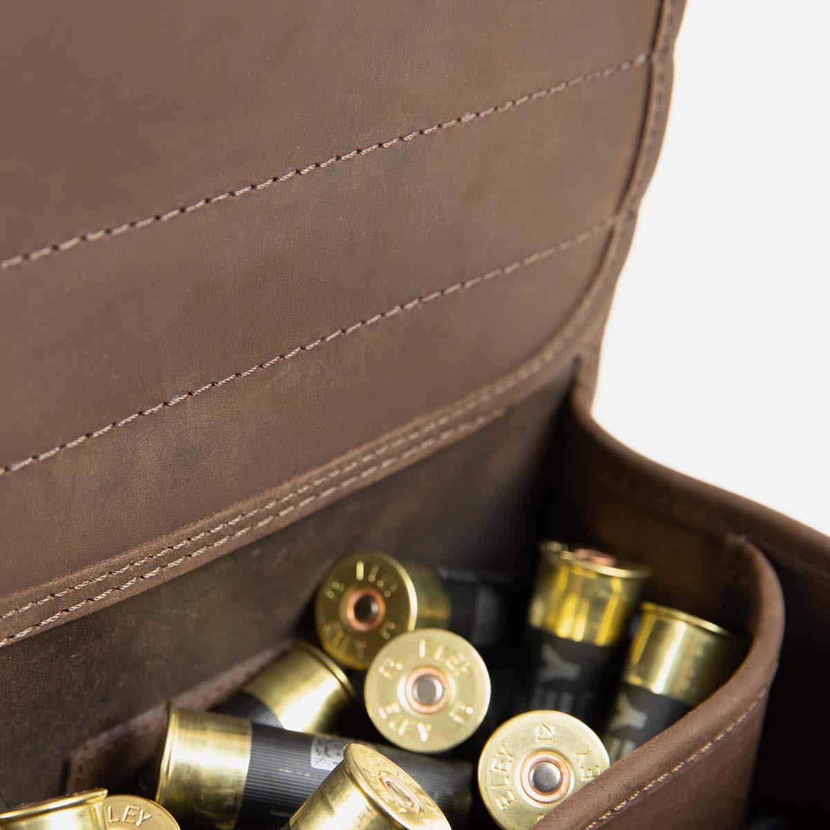 Teales Devonshire Leather Double Cartridge Pouch