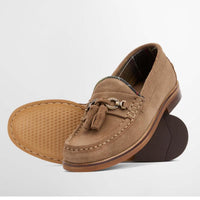Taupe Suede Barbour Womens Jen Loafer Sole