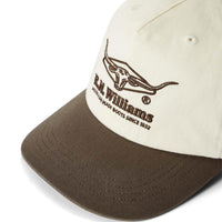 Natural Khaki R.M. Williams Percy Twill Cap detail