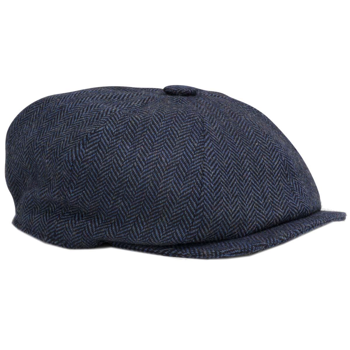 Hoggs Herringbone Tweed Baker Boy Cap