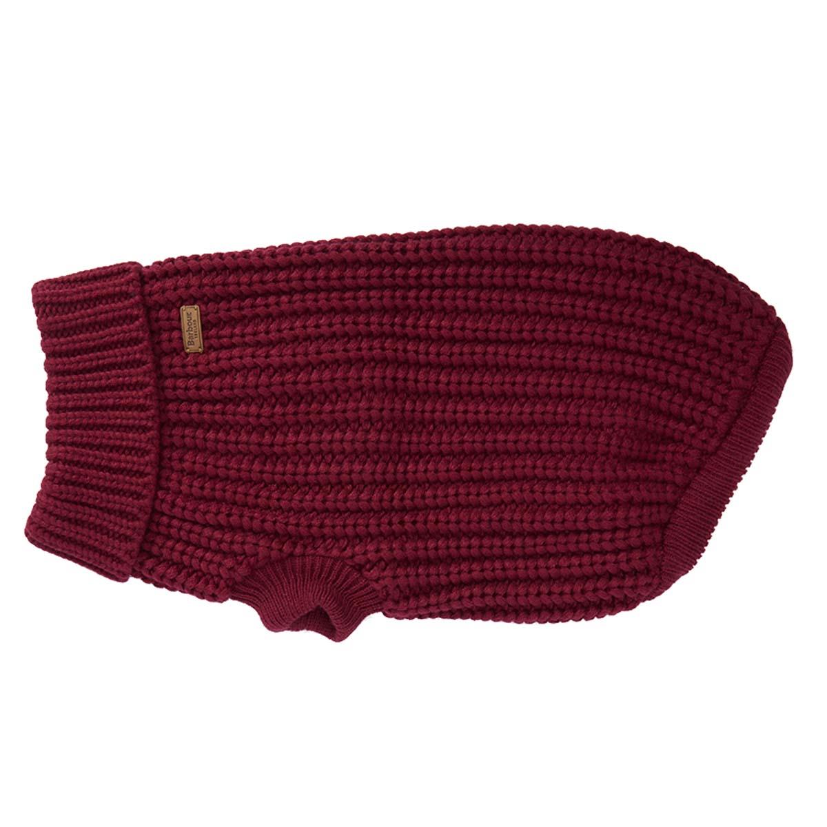 Biking Red Barbour Saltburn Dog Jumper