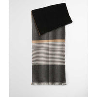 Charcoal Barbour Womens Melody Scarf folded