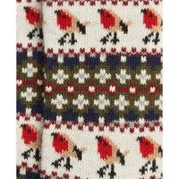 Olive Barbour Womens Robin Fair Isle Sock detail