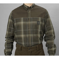 Willow Green Harkila Mens Anker Shirt On Model