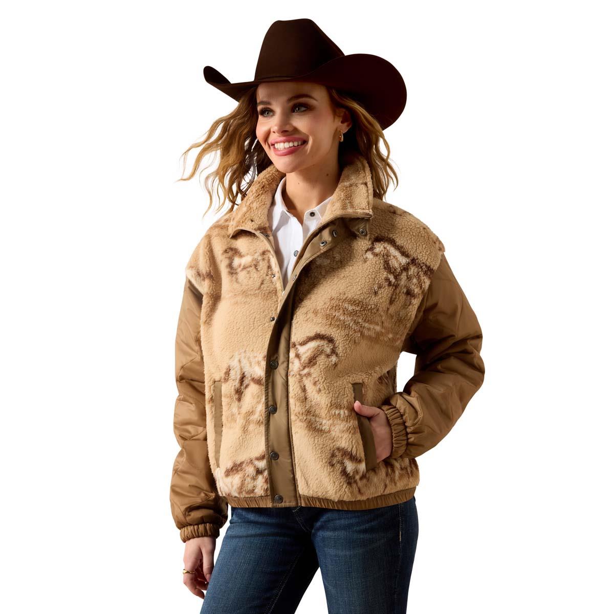 Ariat Womens Sherpa Blocked Jacket