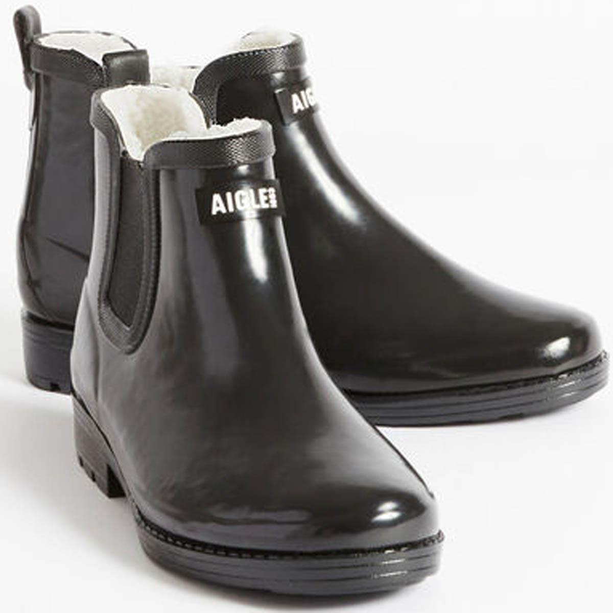 Aigle Womens Carville Fur II Rubber Boots