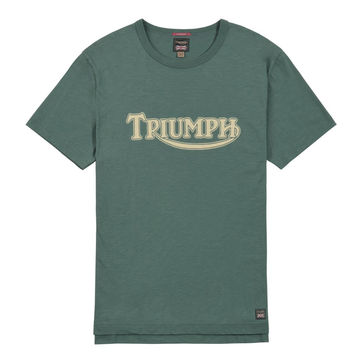 vintage teal Triumph Mens Fork Seal Tee