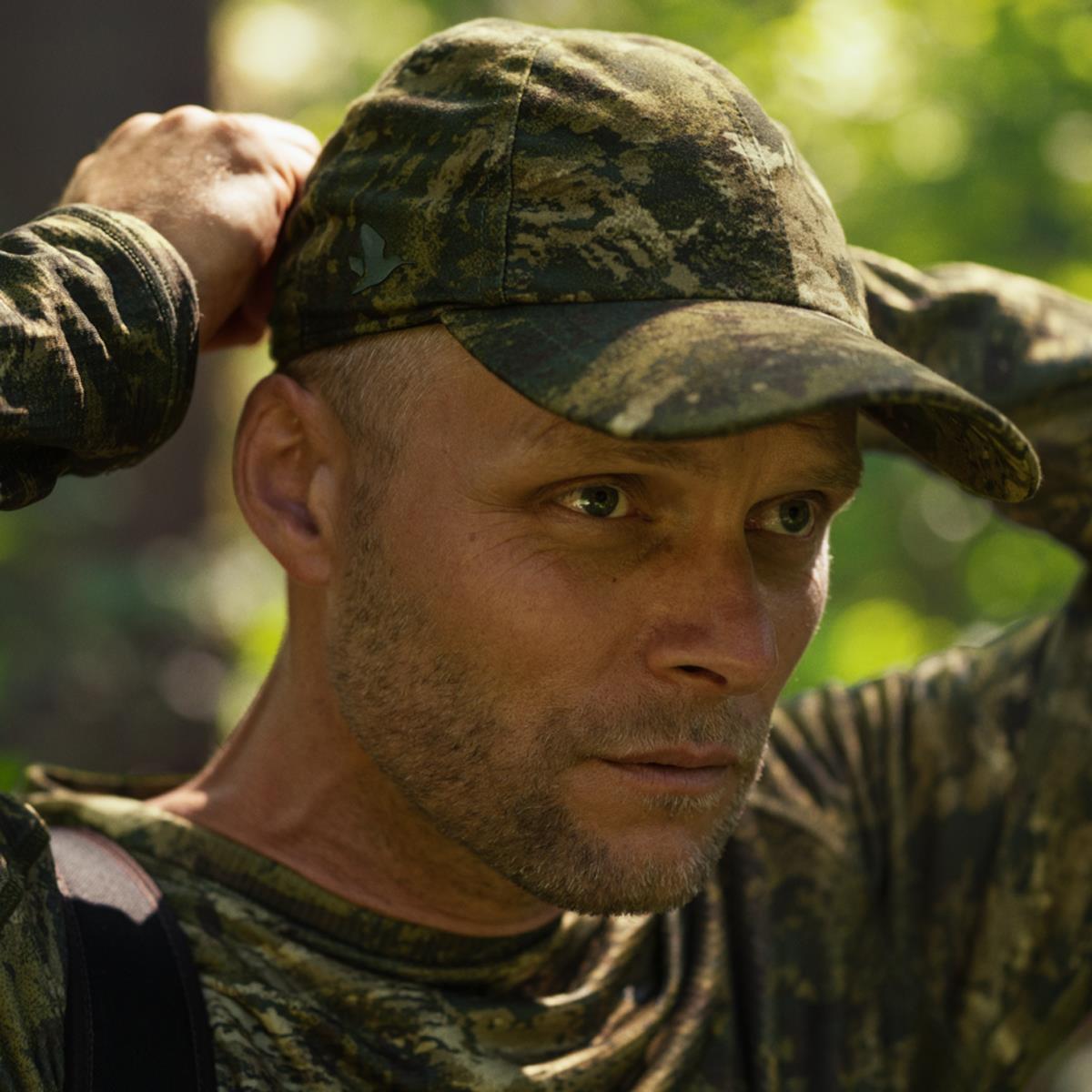 GREEN Seeland Mens Avail Camo Cap LS