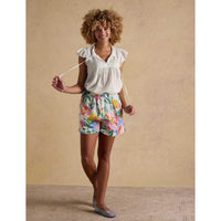 White Joules Womens Nolan Blouse On Model Full Length