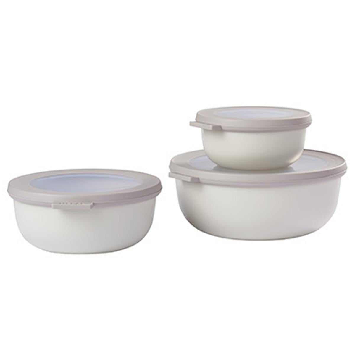 Mepal Cirqula Round Multi Bowl 3pc Set