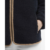 Dark Navy Barbour Womens Homeswood Fleece Jacket POCKETS