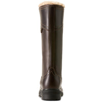 Dark Mocha Ariat Womens Wythburn II Sherpa Waterproof Boots Back