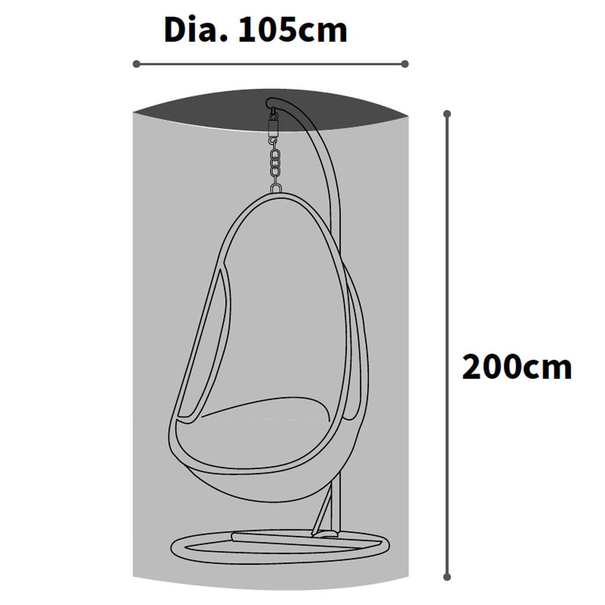 Bosmere Ultimate Protector Hanging Chair Cover size