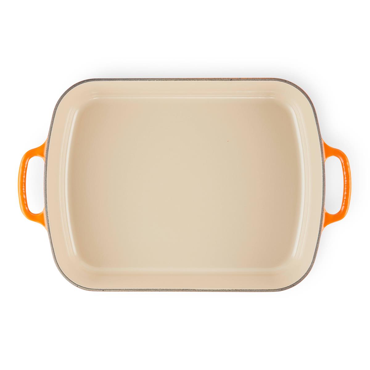 Le Creuset 37cm Cast Iron Signature Roaster Volcanic