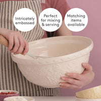 Mason Cash In The Meadow Mixing Bowl Size 12 Rose INFO