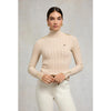 Holland Cooper Womens Seattle Roll Neck Cable Knit Jumper