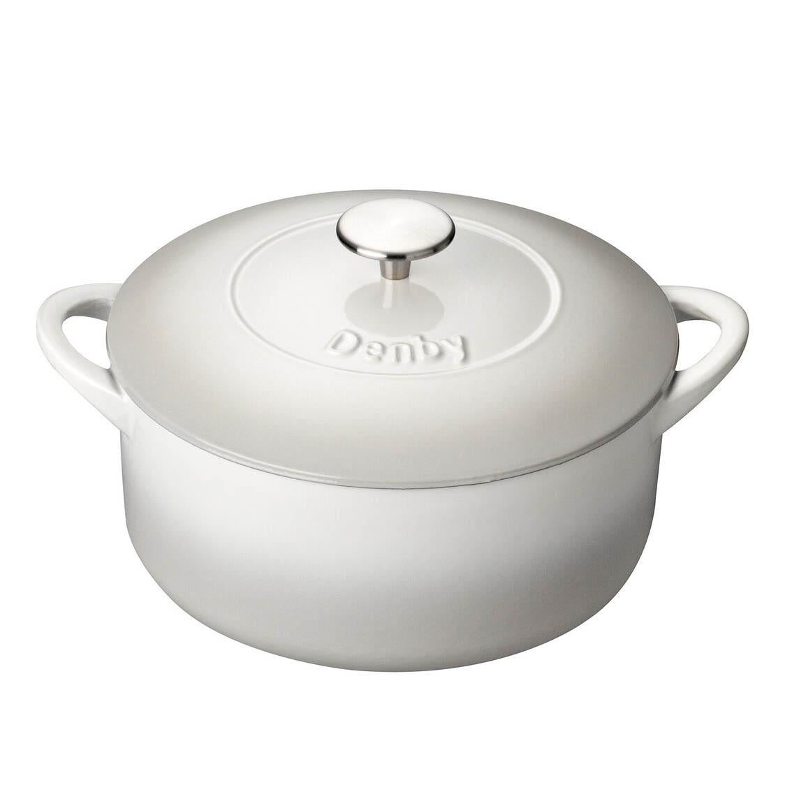 Denby Natural Canvas Cast Iron Round Casserole Dish
