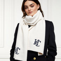 Ecru Holland Cooper Elle Scarf On Model