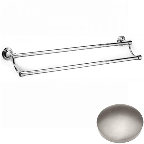 Stainless Steel Finish Samuel Heath Fairfield Double Towel Rail N9552