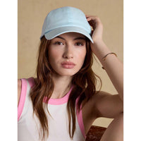 Blue Joules Womens Daley Linen Baseball Cap Lifestyle