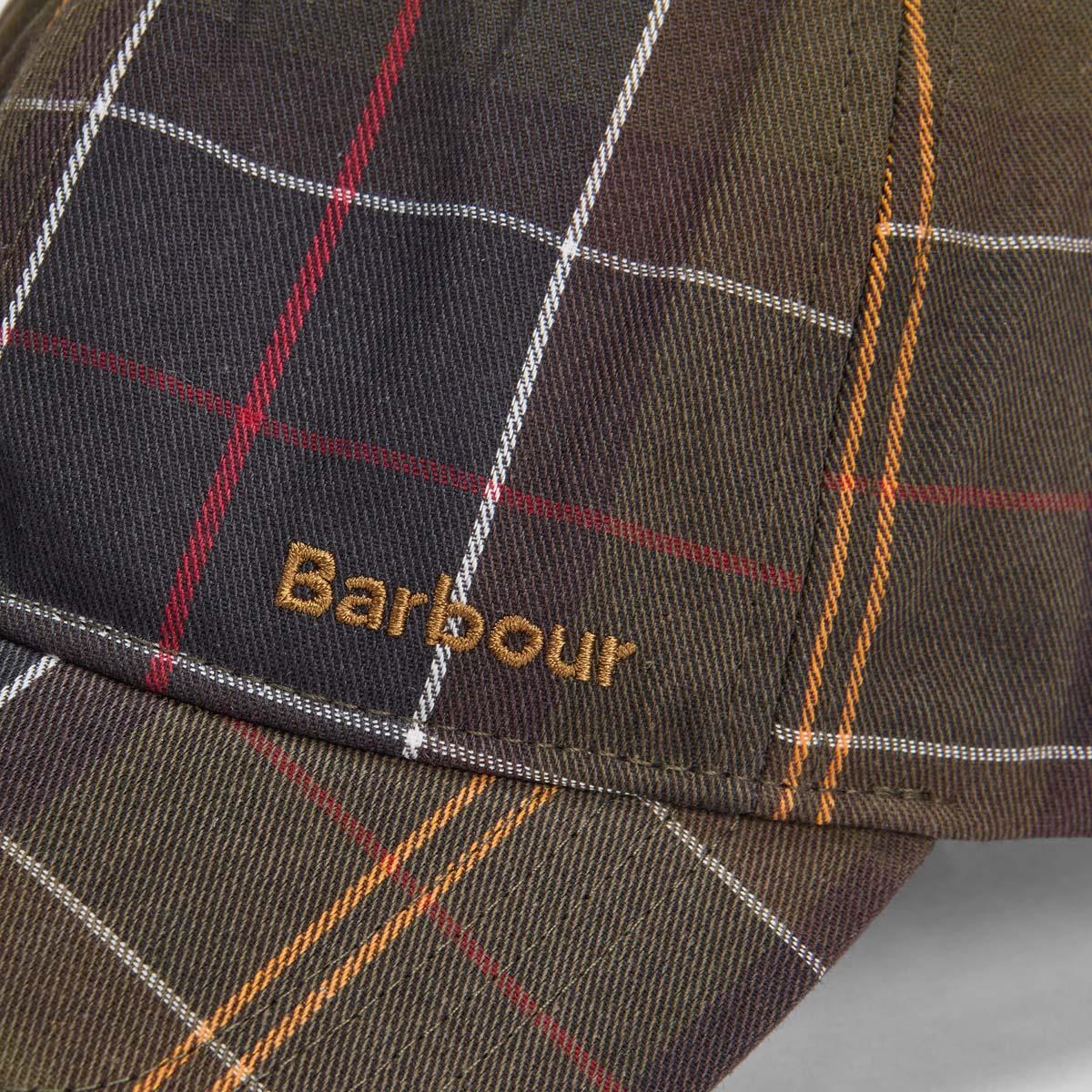 Barbour Mens Telfield Tartan Cap close