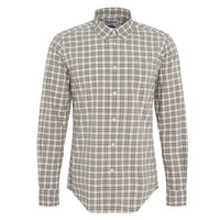 Glenmore Olive Tartan Barbour Mens Lomond Tailored Shirt