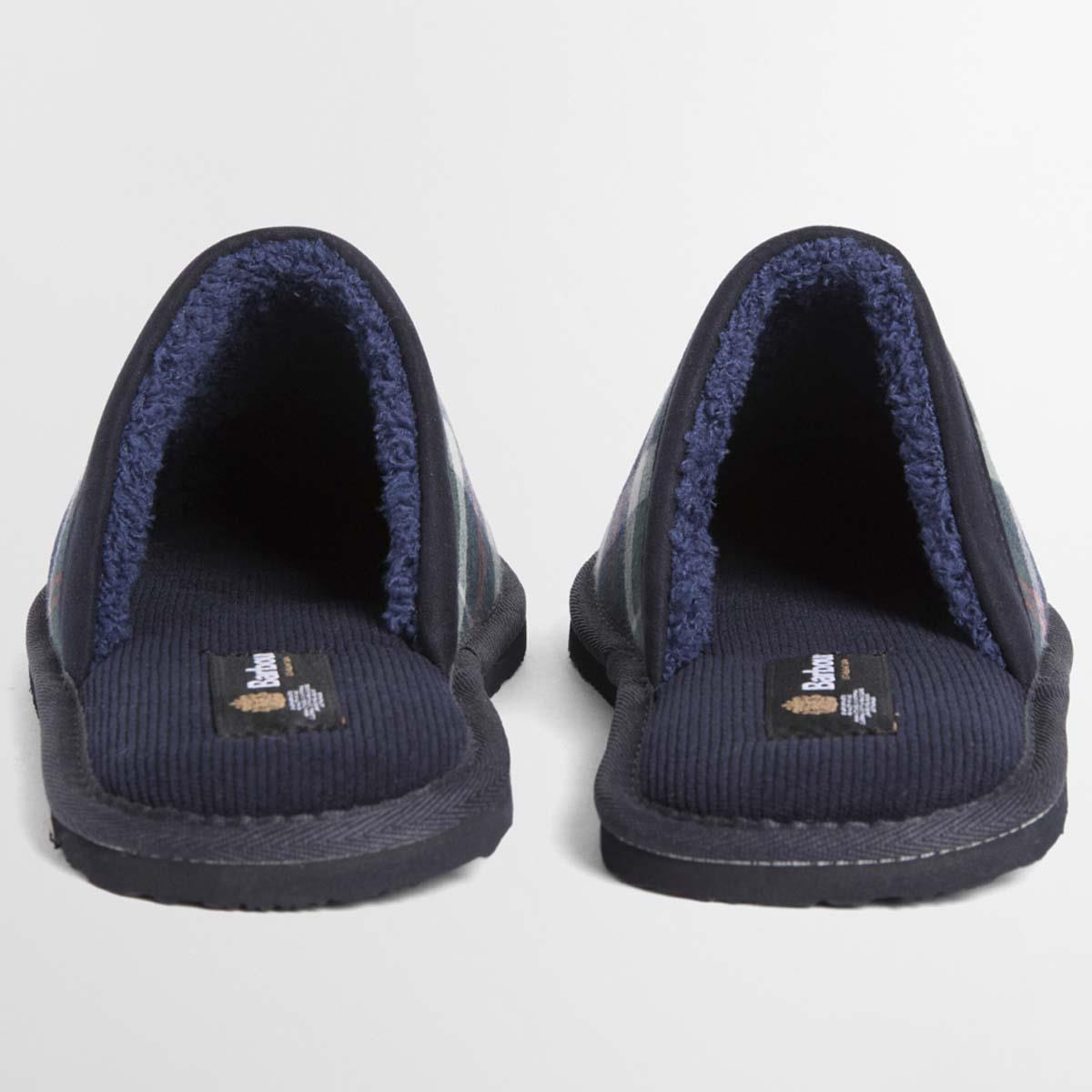 Barbour Mens Everitt Tartan Mule Slipper