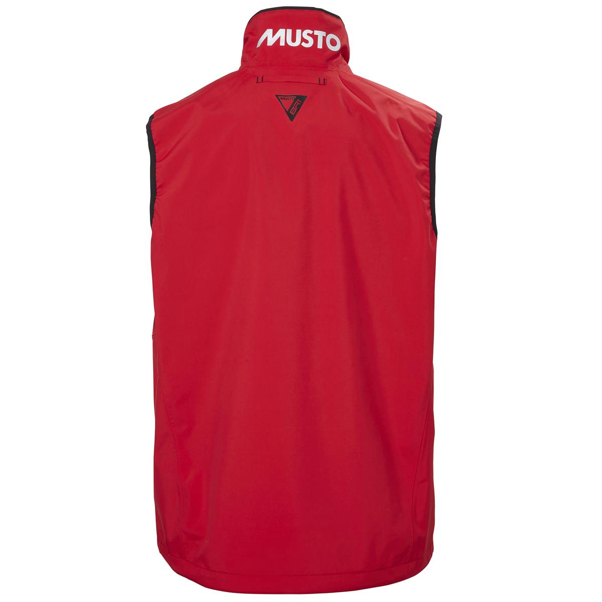 True Red Musto Mens Sardinia Gilet 2.0 Back