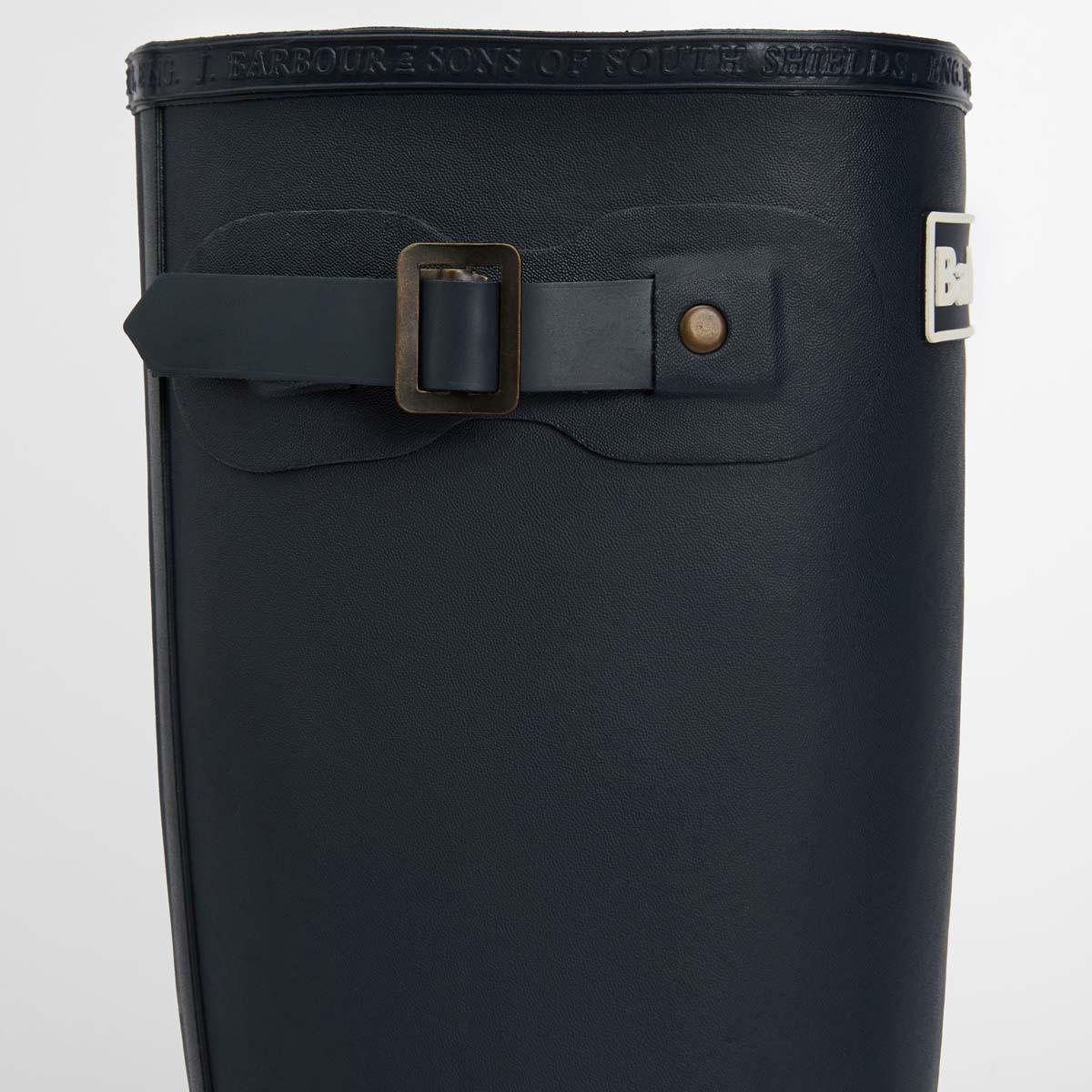 Navy Barbour Bede Wellies Ladies gusset