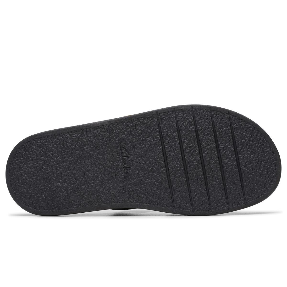 Black Suede Clarks Womens Aristella Mule Sandal