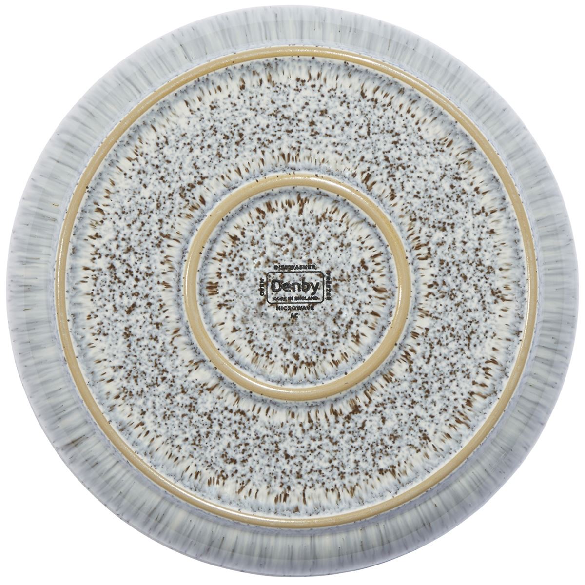 Denby Halo Speckle Medium Coupe Plate