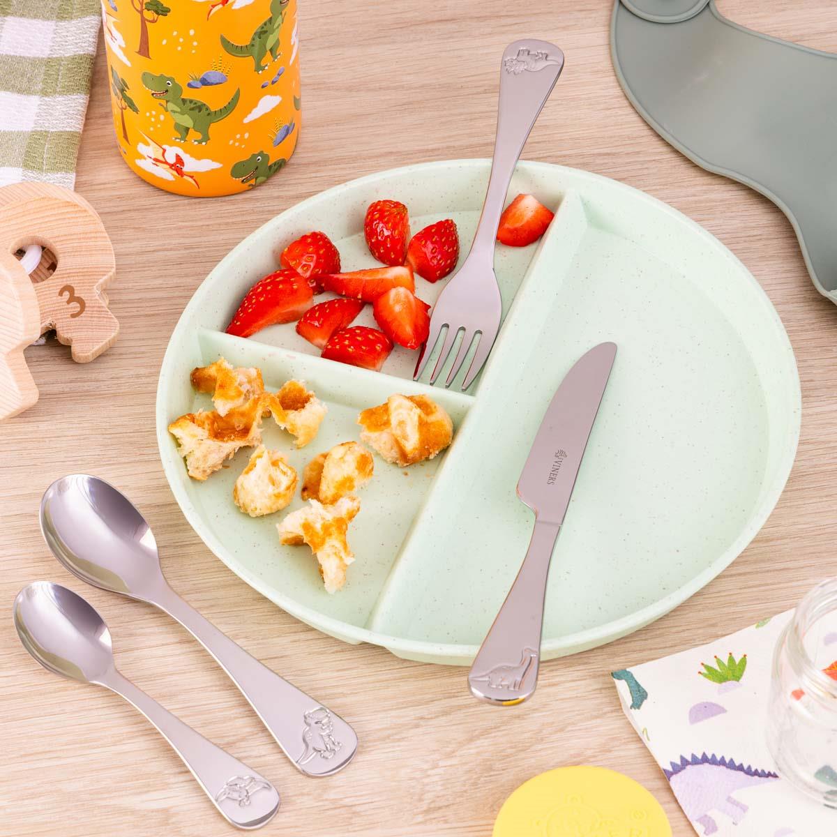 Viners Roarsome 4 Piece Kids Cutlery Set LS