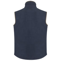 Navy Hoggs Of Fife Woodhall Fleece Gilet Back