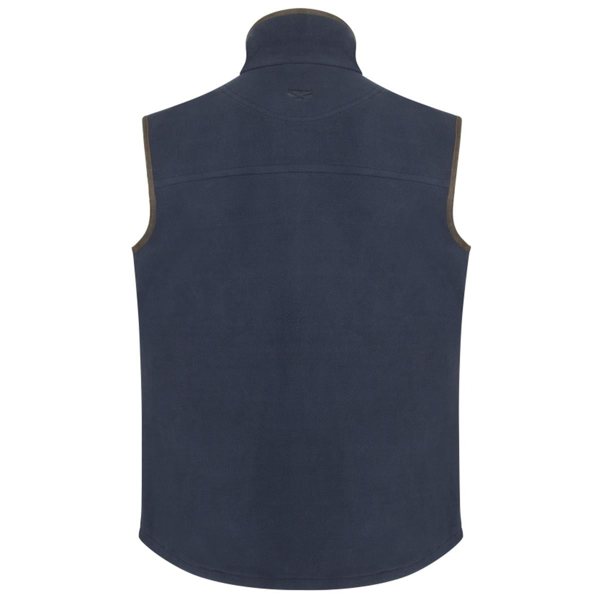 Navy Hoggs Of Fife Woodhall Fleece Gilet Back