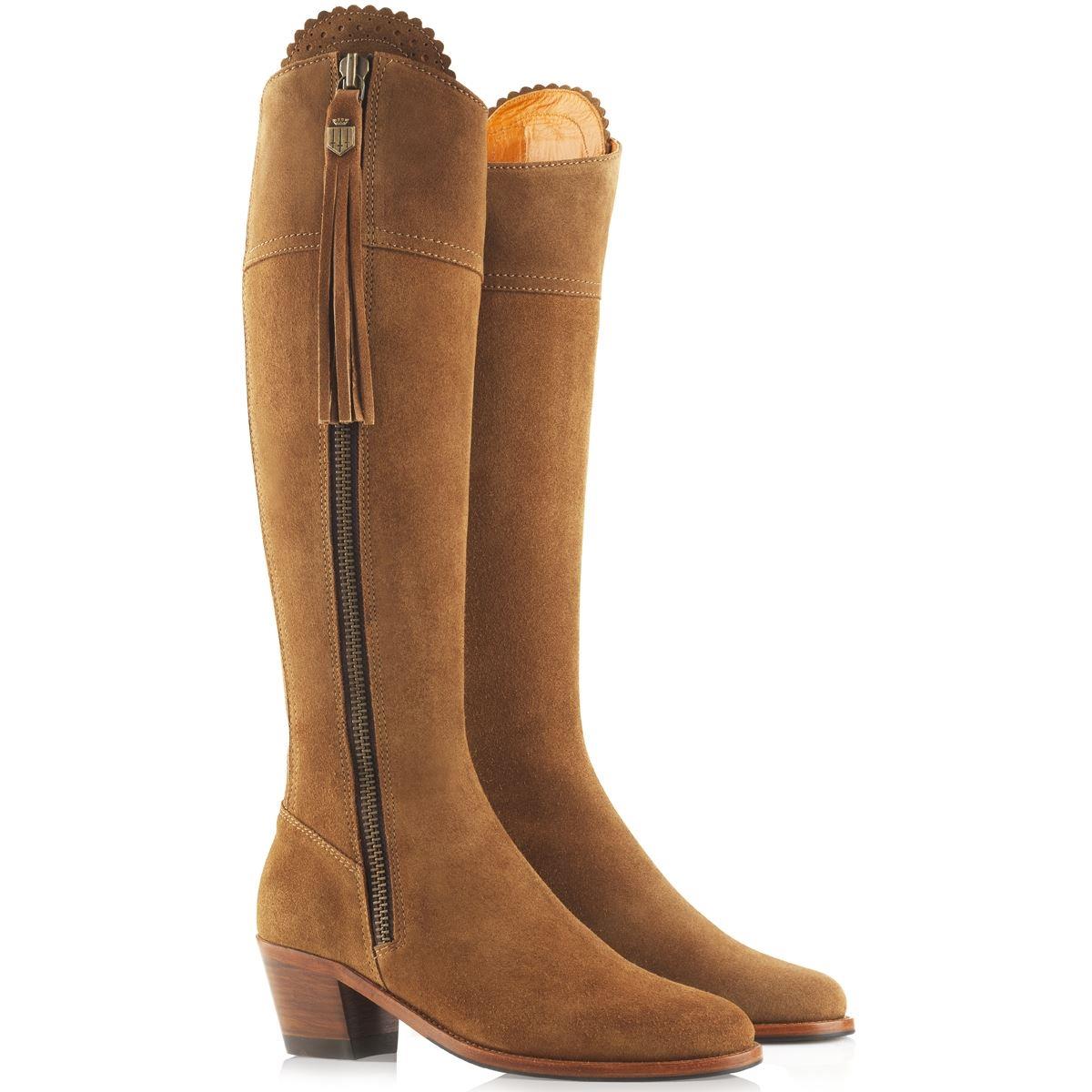 Tan Fairfax & Favor Womens Heeled Regina Boot