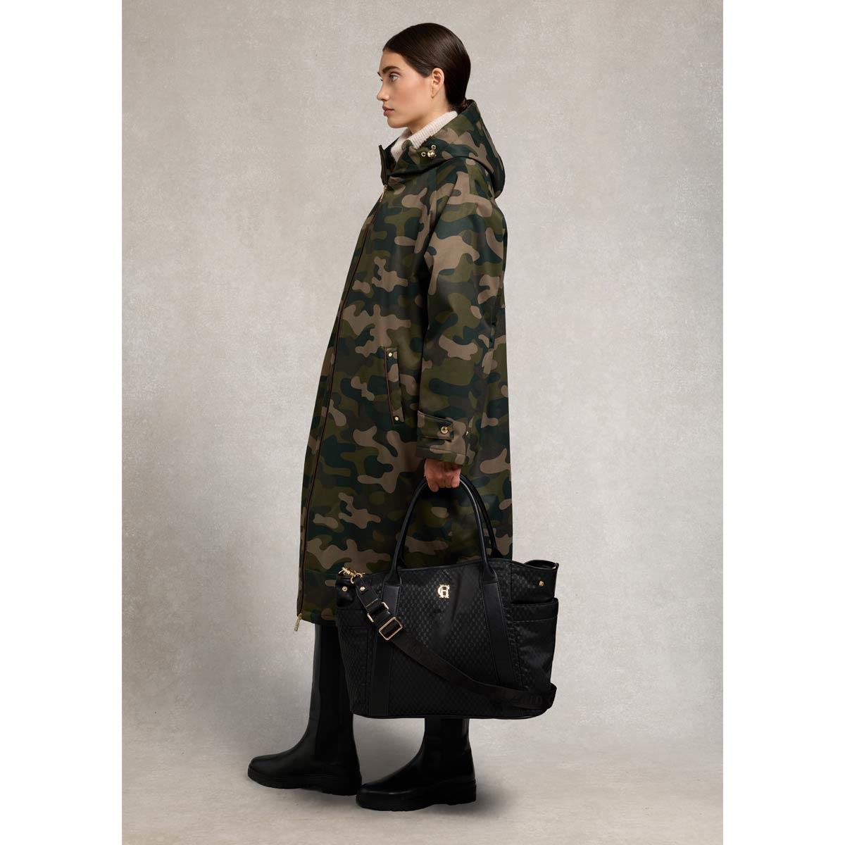 Black Holland Cooper Womens Cheltenham Tote Bag With Model