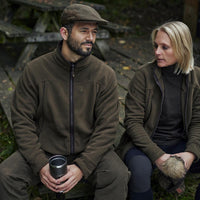 Tarmac Green Deerhunter Mens Eagle Fleece Jacket Lifestyle