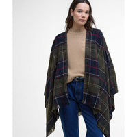 Barbour Ladies Staffin Tartan Serape front