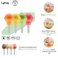 Lekue Ice Lollipop Moulds Set of 4