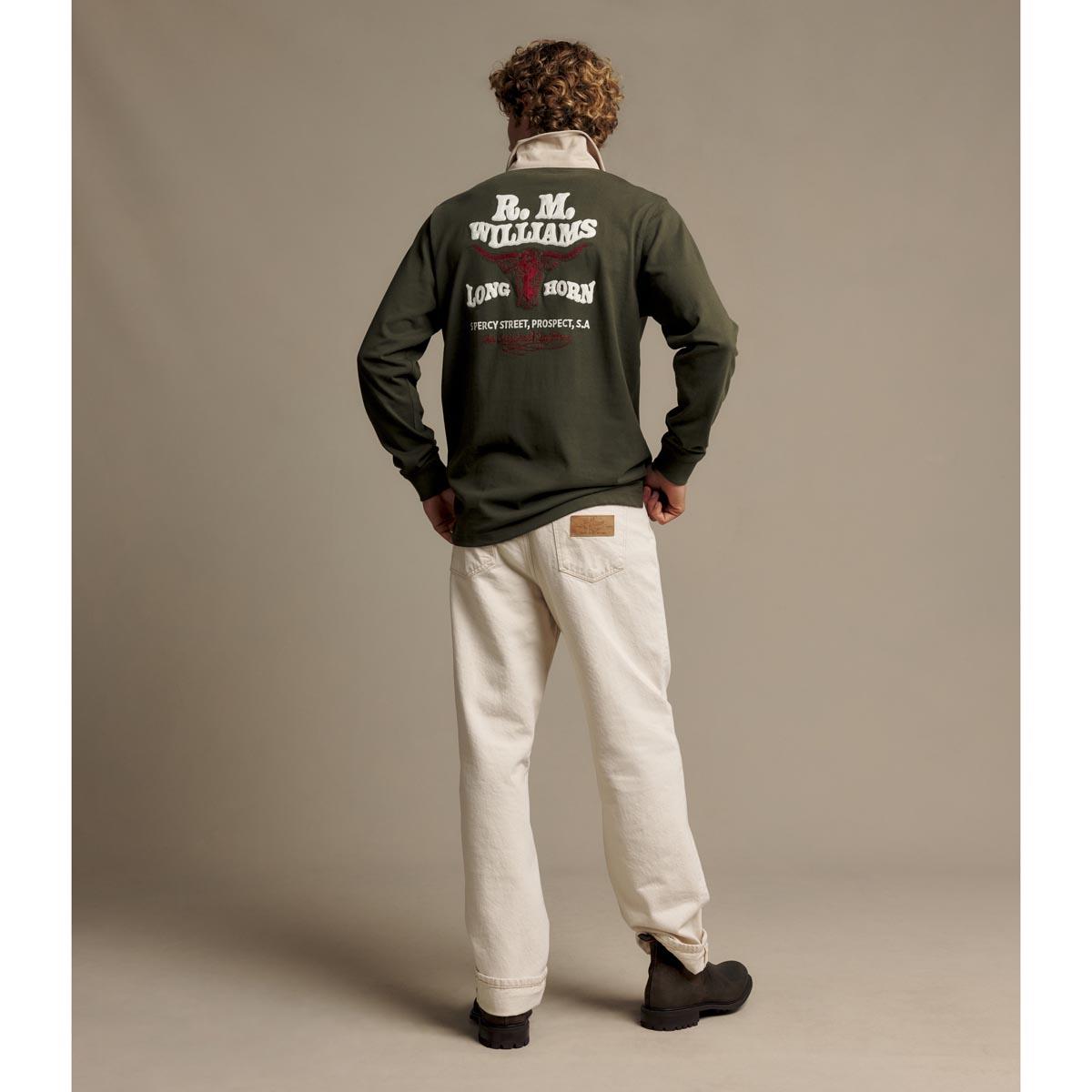 R.M. Williams Mens Kandos Rugby Sweatshirt